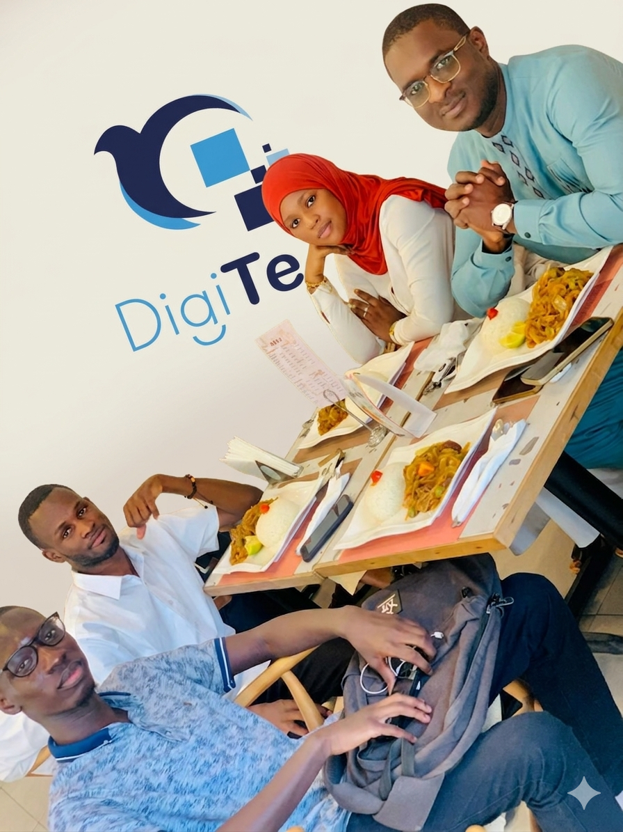 Équipe digitale au travail